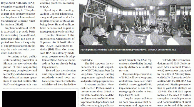 RAA prepares to adopt international auditing standards